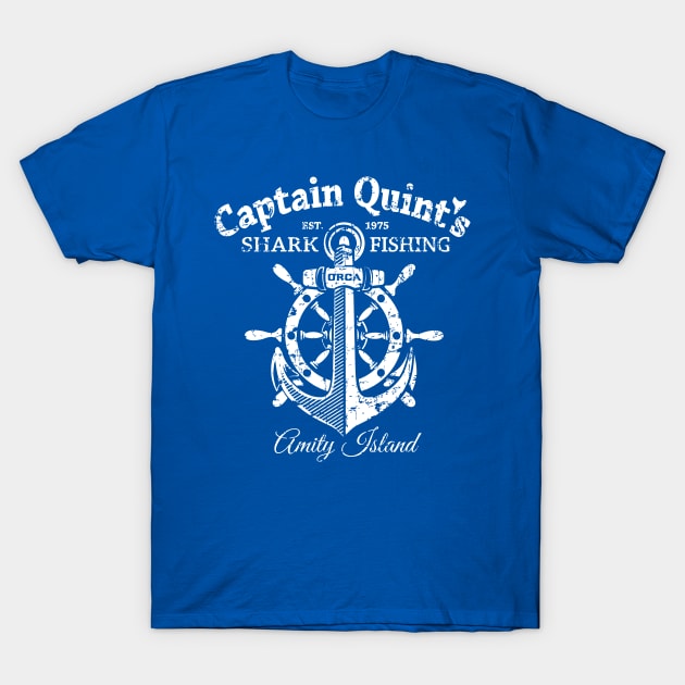 Captain Quint's Shark Fishing T-Shirt by SaltyCult